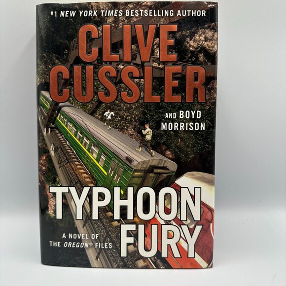 Typhoon Fury By Clive Cussler & Boyd Morrison 2017 Hardcover The Oregon Files Se - Picture 1 of 3
